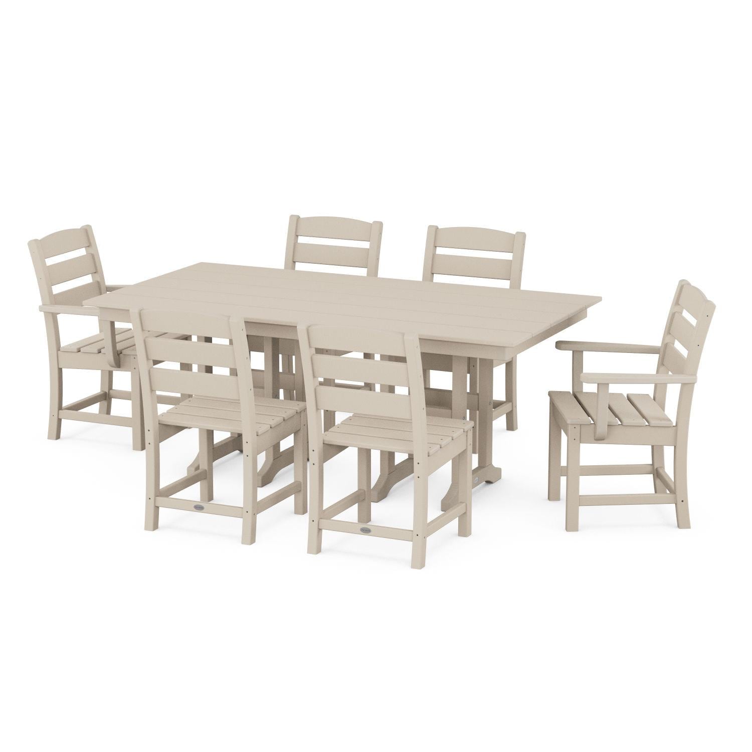 Polywood Lakeside 7Piece Farmhouse Dining Set