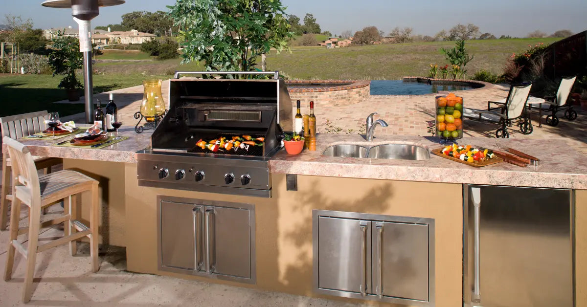 Backyard kitchen