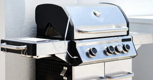 grill with side burner