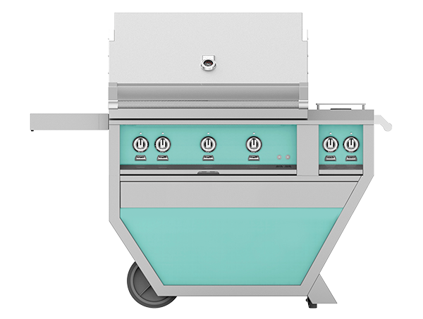 Hestan:  42" Deluxe Cart Grill with Side Burner