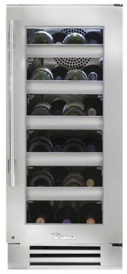 True Refrigeration: 15" Single Zone Wine Cabinet