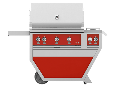 Hestan:  42" Deluxe Cart Grill with Side Burner