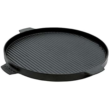 Big Green Egg:  Cast Iron Dual Side Plancha Griddle 14 in / 36 cm (2XL, XL, L)