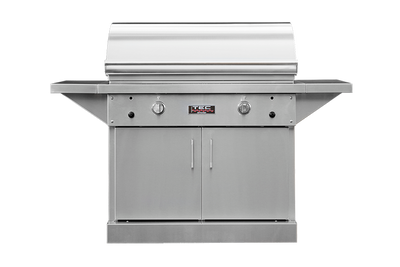 TEC Grills:  44" Patio On Stainless Cabinet With Side Shelves (64")