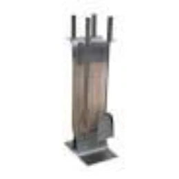 Pilgrim: Stanton 4 PC Tool Set - Natural Iron/ Wood Accents - 31"