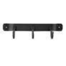 Pilgrim: 3 Hook Bracket - Black - 13"
