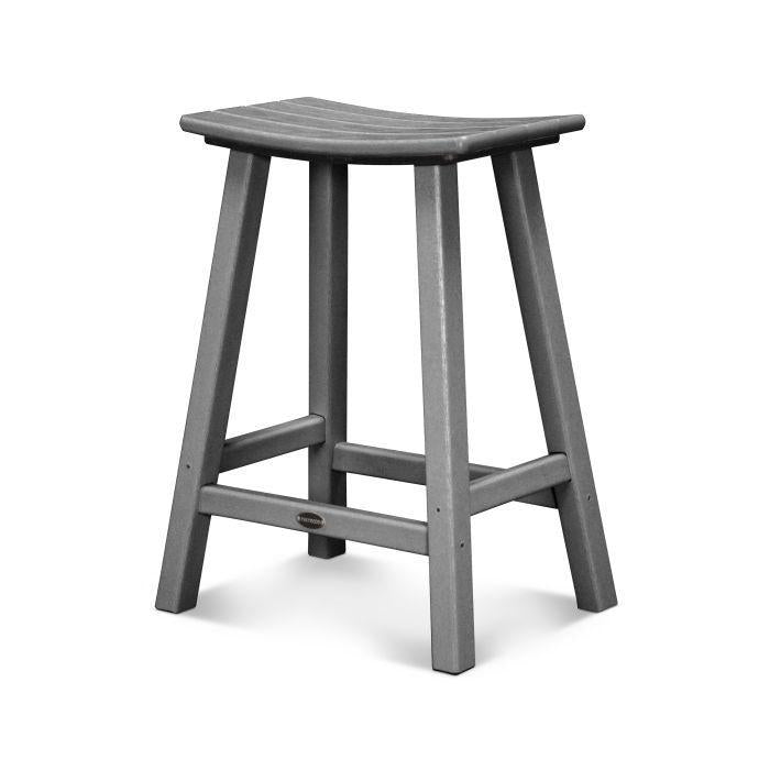 Polywood: Traditional 24" Saddle Counter Stool