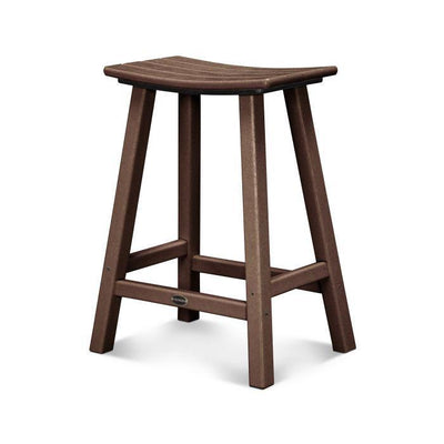 Polywood: Traditional 24" Saddle Counter Stool