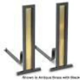 Pilgrim: Grand Tower  - Antique Brass \ Black - 6"W x 16"H x 14.6"D