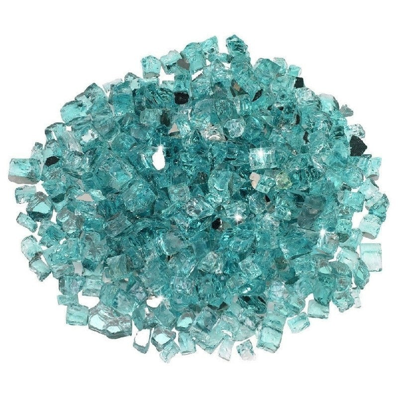 American Fire Glass:  1/2"  Reflective Glass- 10 LB Jar