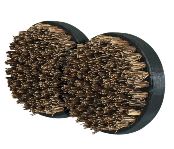 Big Green Egg:  Dual Head Grid and Stone Scrubber, Palmyra Bristles