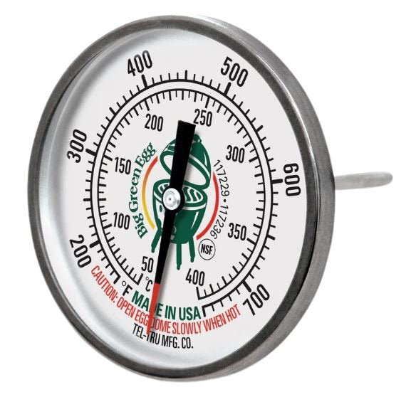 Big Green Egg:  Tel-Tru USA Made Temperature Gauge LARGE DIAL 3"/8cm (750F / 400C) (fits all except Mini)