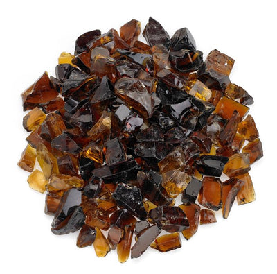 American Fire Glass: Medium Fire Glass- 10 lb. Jar