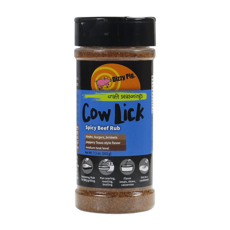 Dizzy Pig:  Cow Lick (8oz. Shaker)