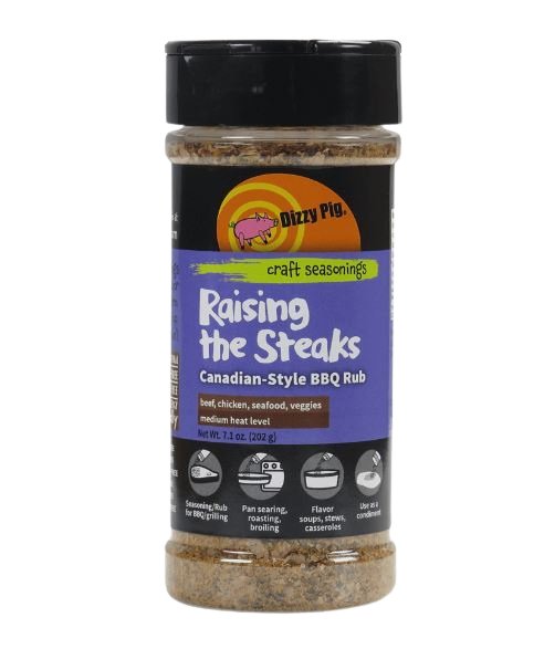 Dizzy Pig:  Raising the Steaks (8oz. Shaker)