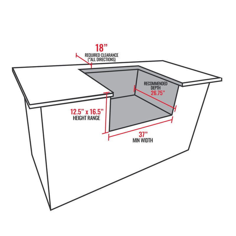 Recteq: 1300 Built in Pellet Grill