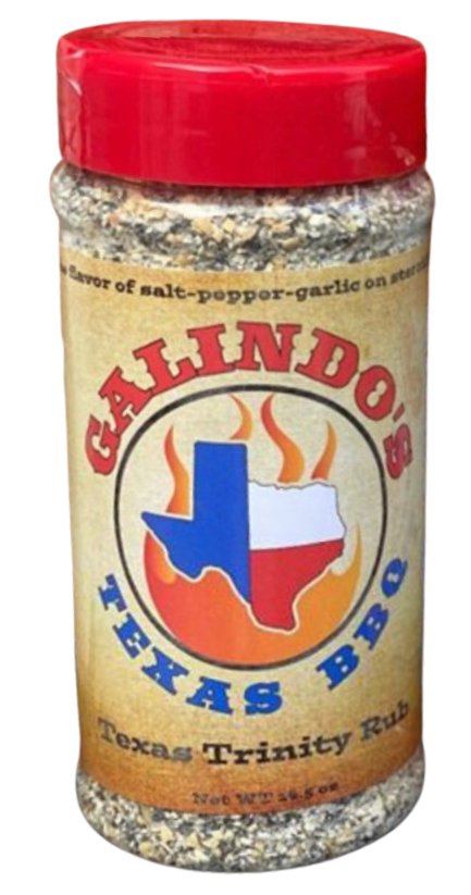 Galindos TX BBQ Rubs: Texas Trinity, SPGO, 14.5oz