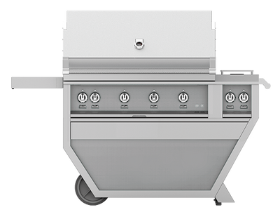 Hestan:  42" Deluxe Cart Grill with Side Burner