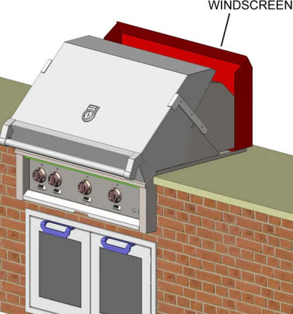 Hestan:  Windscreen for 36" Grills