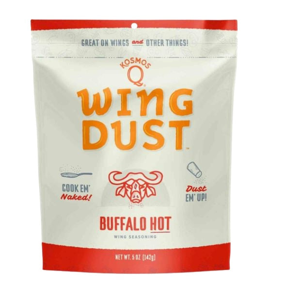 Kosmos Q: HOT BUFFALO WING DUST 5 oz.