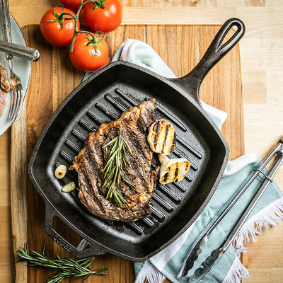 Lodge: 10.5" Square Cast Iron Grill Pan