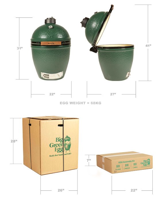 Big Green Egg: L Big Green Egg (117632)