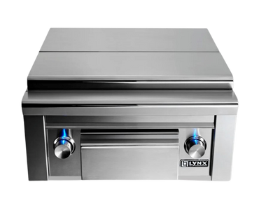 Lynx Pro: Double Side Burner w/ Maple Cutting Board & Drawer