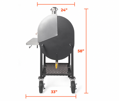 Pitts & Spitts: Maverick 2000 Pellet Grill w/ 8" Wheel Upgrade