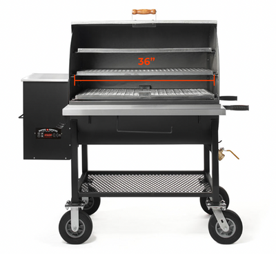 Pitts & Spitts: Maverick 2000 Pellet Grill w/ 8" Wheel Upgrade