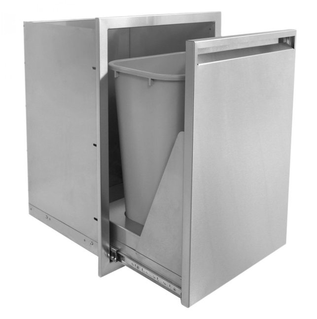 PCM: 350 Series 20" Roll-Out Double Trash/Recycling Drawer