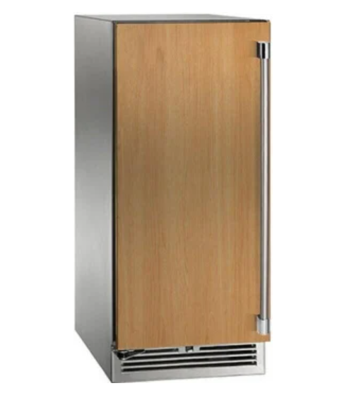 Perlick: 15" Refrigerator, Stainless Steel Solid Door, Left Hinge