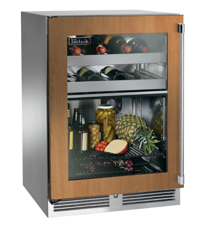 Perlick: Signature Series 24" Dual Zone Refrigerator/Wine Reserve