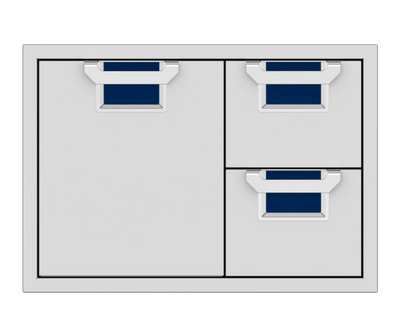 Hestan Aspire: 30" Double Drawer and Storage Door Combo