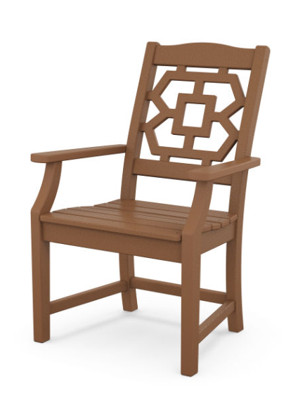 Polywood: Chinoiserie Dining Arm Chair