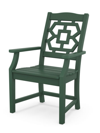 Polywood: Chinoiserie Dining Arm Chair