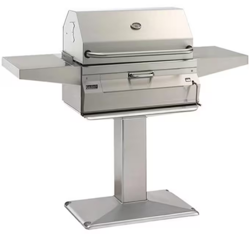 Fire Magic: Legacy 24-Inch Smoker Charcoal Grill w/ Pedastal