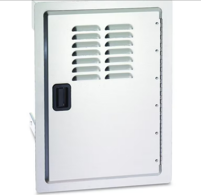 Fire Magic: 20x14 Legacy Vertical Single Access Door w/ Propane Tank Holder, Louvered