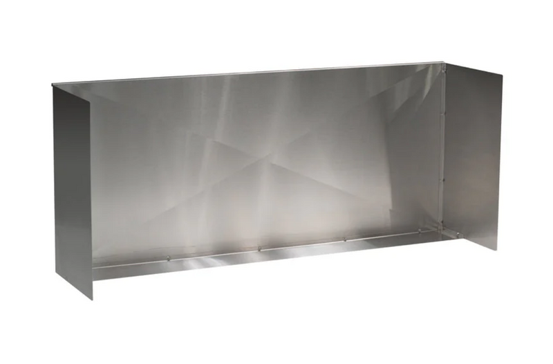 TrueFlame: 48" Stainless Steel Wind Guard