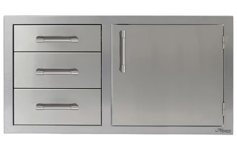 Alfresco: 42" Three Drawers w/ Door Combo