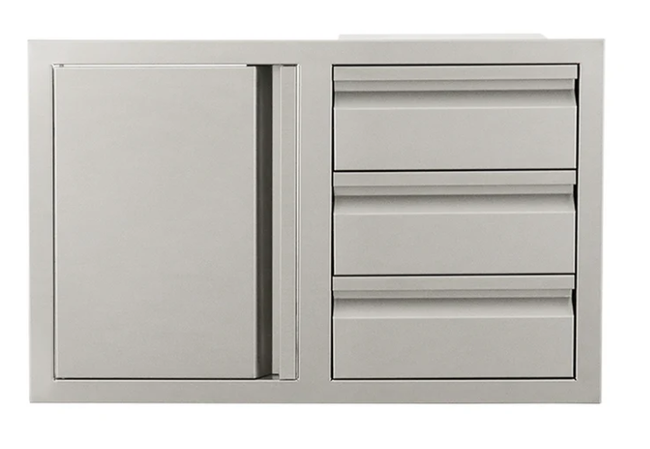 Renaissance: 33" Valiant Triple Drawer & Door Combo w/ Soft Close