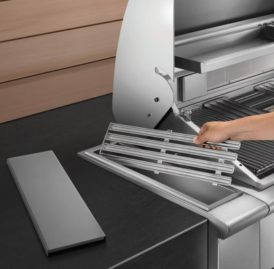 DCS: 6" Built-in Countertop Storage for Grill