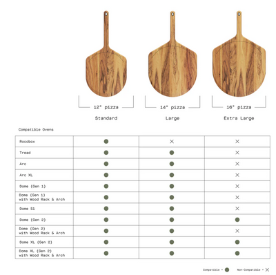 Gozney: Acacia Wood Pizza Peel & Server