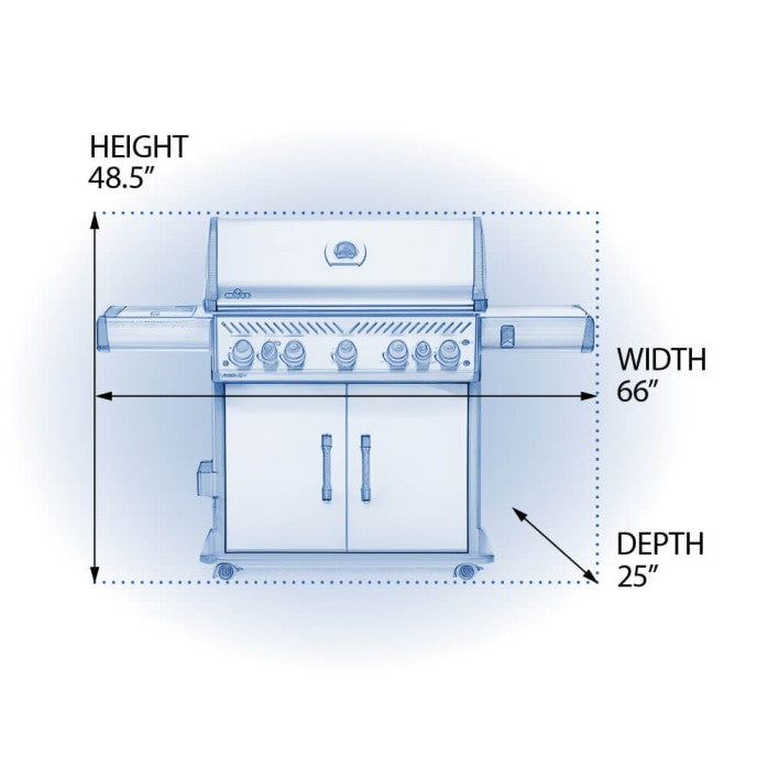 Napoleon: Rogue SE 625RSIB Gas Grill With Infrared Side And Rear Burners