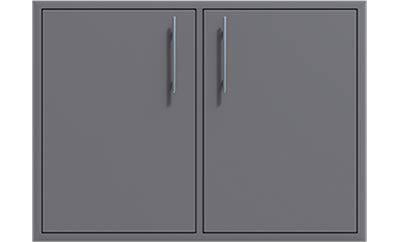 Challenger:  Canyon: Double Door Door & Frame Only Can008-F02 Pan Style 30"X29"