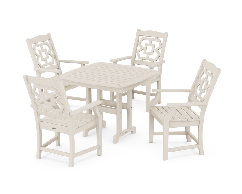 Polywood: Chinoiserie 5-Piece Dining Set