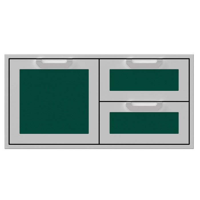 Hestan: 42" Double Drawer and Storage Door Combo