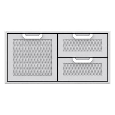 Hestan: 42" Double Drawer and Storage Door Combo