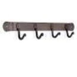 Pilgrim: 4 Hook Bracket - Vintage Iron - 17"