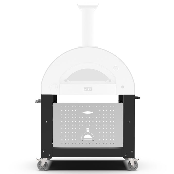 Alfa Pizza Ovens: Base for 4 Pizze- Black