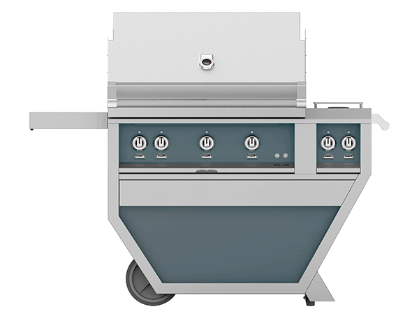 Hestan:  42" Deluxe Cart Grill with Side Burner